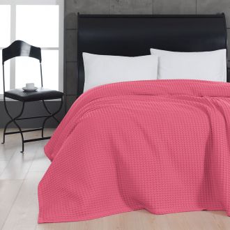 Beauty Home Πικέ υπέρδιπλη waffle Art 1990 Fuchsia 230x240 Φουξ