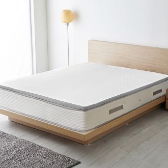 Beauty Home Ανώστρωμα Gel Memory Foam Relief Art 4500 90x200 Λευκό