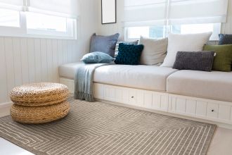 Beauty Home Χαλί ψάθα Palm Art 9766 166x230  Μπεζ
