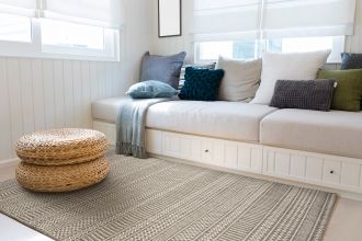 Beauty Home Χαλί ψάθα Palm Art 9768 166x230 Μπεζ