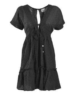 Inart ΚΙΜΟΝΟ ΣΕ ΜΑΥΡΟ ΧΡΩΜΑ ONE SIZE (100% COTTON)