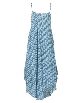 Inart ΦΟΡΕΜΑ ΑΜΑΝΙΚΟ ΜΠΛΕ ΜΕ ΨΑΡΙΑ ONE SIZE (100% COTTON)